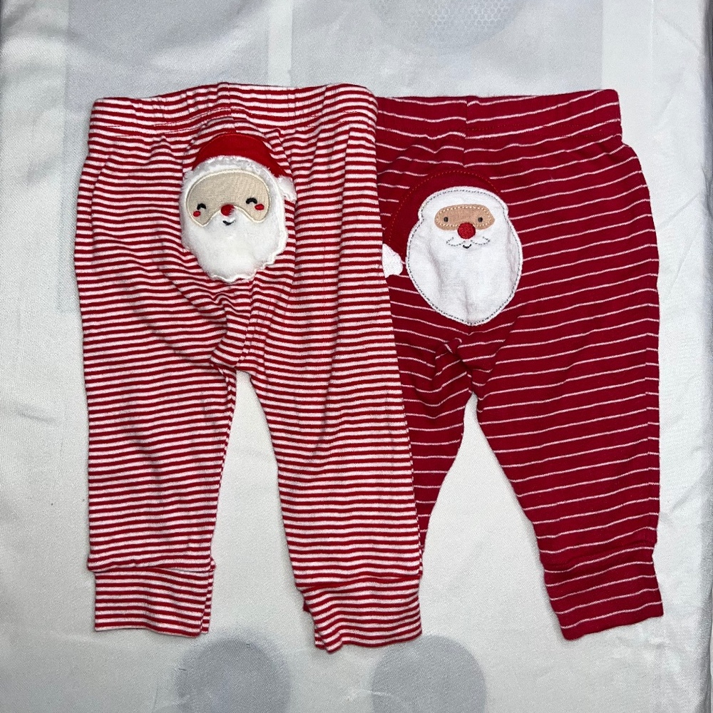 Carters Christmas 3D pants